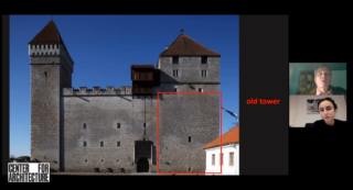 This is an image of the panelist and Moderator at the Travel To: Louis Kahn and the Castle in Kuressaare event.