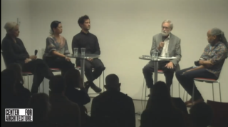 This is an image of the panel at the Shakers Architecture: Did Diversity Drive Innovation? event.