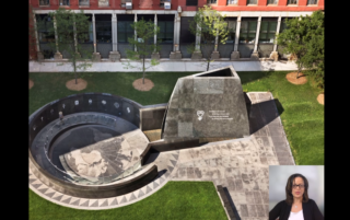 This is an image of Nicole Hollant-Denis at Design Presentation: African Burial Ground National Monument event.