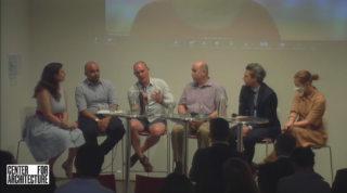 Image of Panelists at Public Housing, Practice, and Design: New York + London event