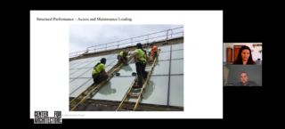 Image of panalists presenting at The Met’s Skylights and Mechanical System Replacement event