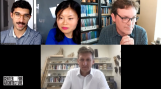 Image of panelists at Circular Economy and Design Part 2 – Disassembly and Reuse event