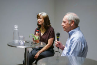 Cocktails and Conversation: Peter Gluck and Inga Saffron, 09.08.17. Photo: Daniel Cole.