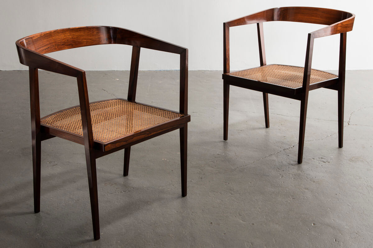 Pair of Chairs by Joaquim Tenreiro. Photo: Courtesy R & Company.