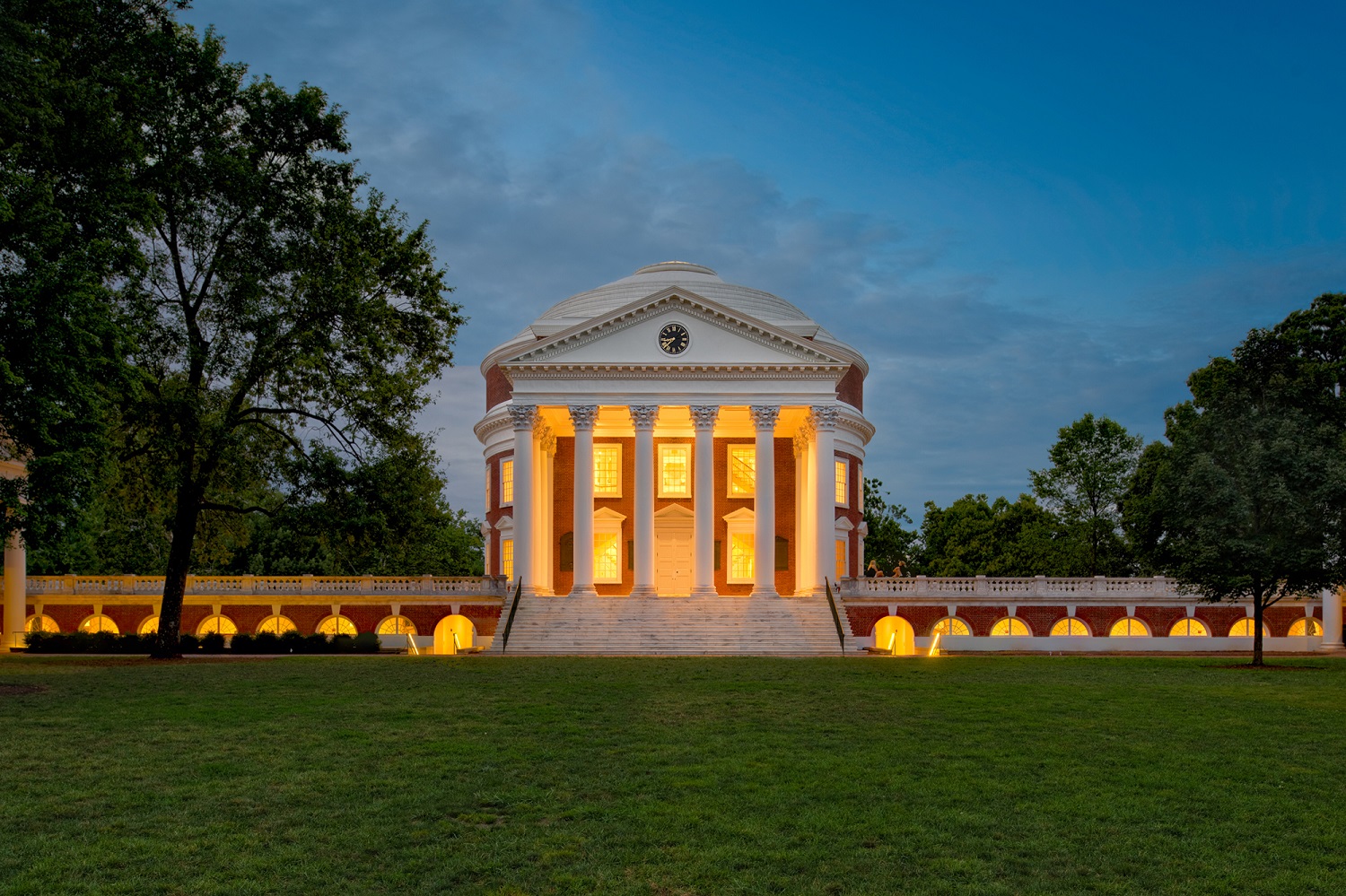 Thomas Jefferson’s Rotunda at the University of Virginia, Charlottesville, VA. Restoration by John G. Waite Associates. Image: Anna Wesolowska Photography