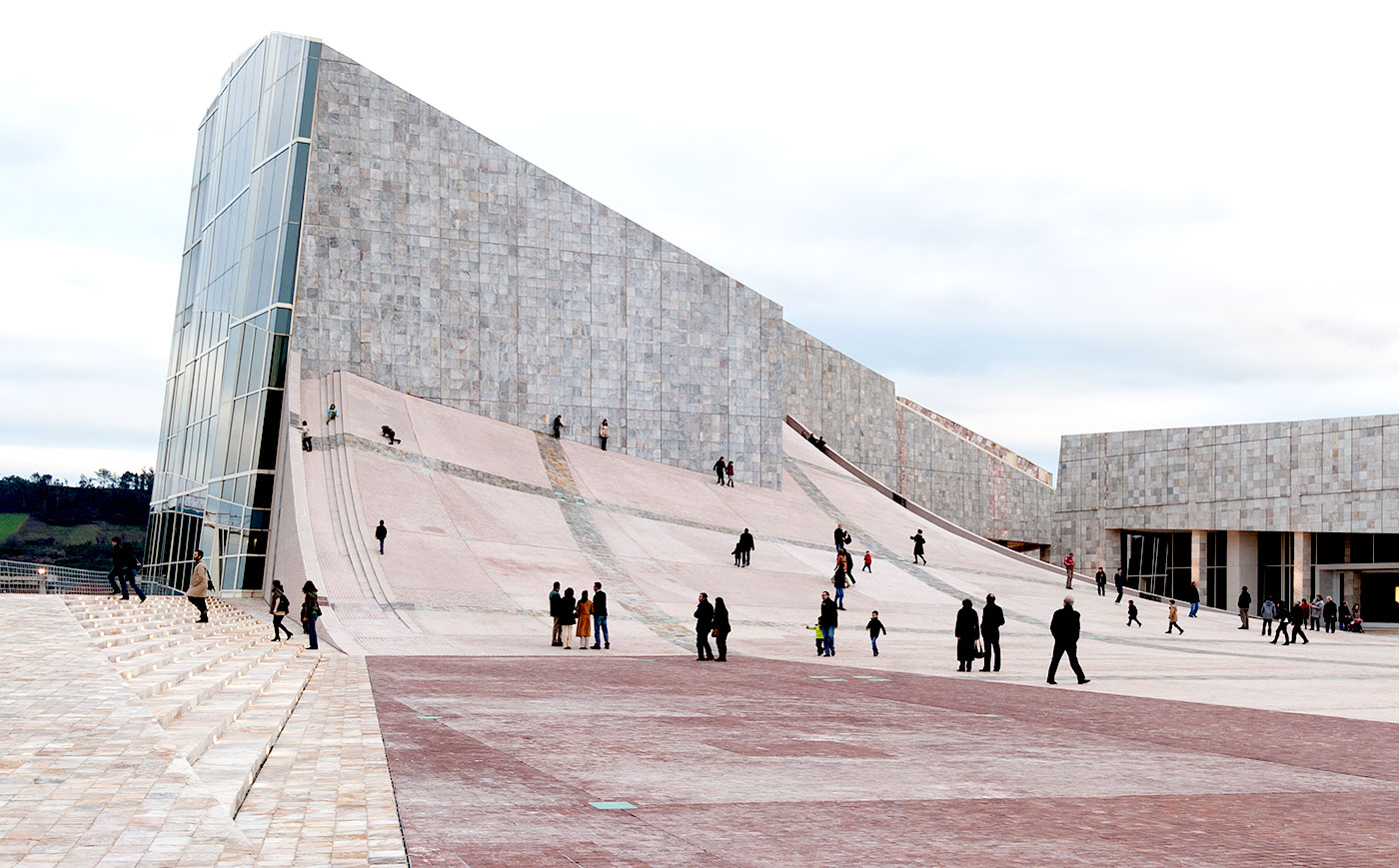 City of Culture of Galicia by Eisenman Architects. Photo: Courtesy of Eisenman Architects