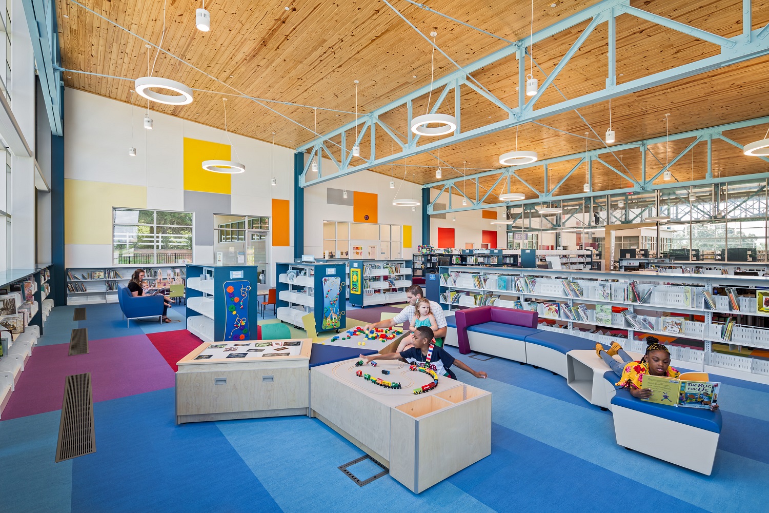 Greenville County Library, Five Forks Branch by Margaret Sullivan Studio in collaboration with McMillan Pazdan Smith Architecture. Image by: Firewater Photography