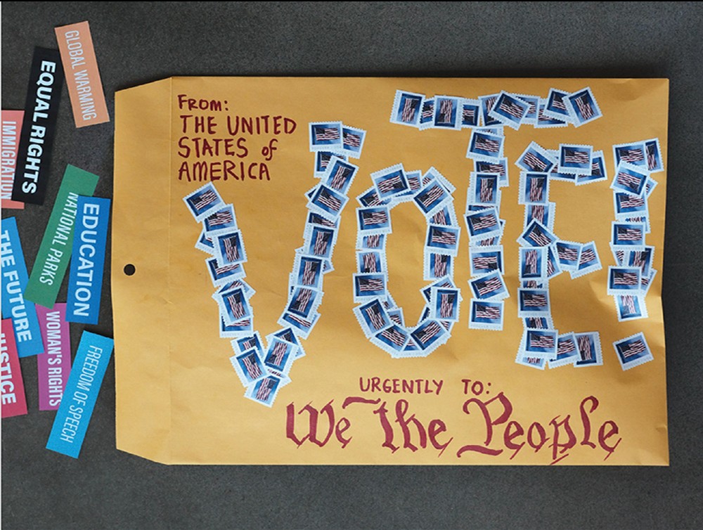Design by Fred Carriedo, Seattle, Washington AIGA Get Out the Vote  