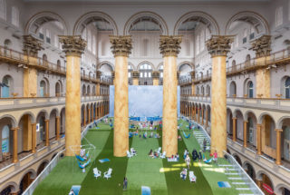 Lawn Installation, National Building Museum (NBM), Washington D.C., 2019. Photo: Timothy Schenck.