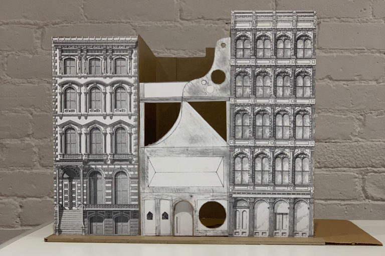 Student model of soho buildings