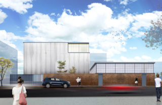 A rendering of Büro Koray Duman’s design for the Noguchi Museum’s Art and Archive Building in New York