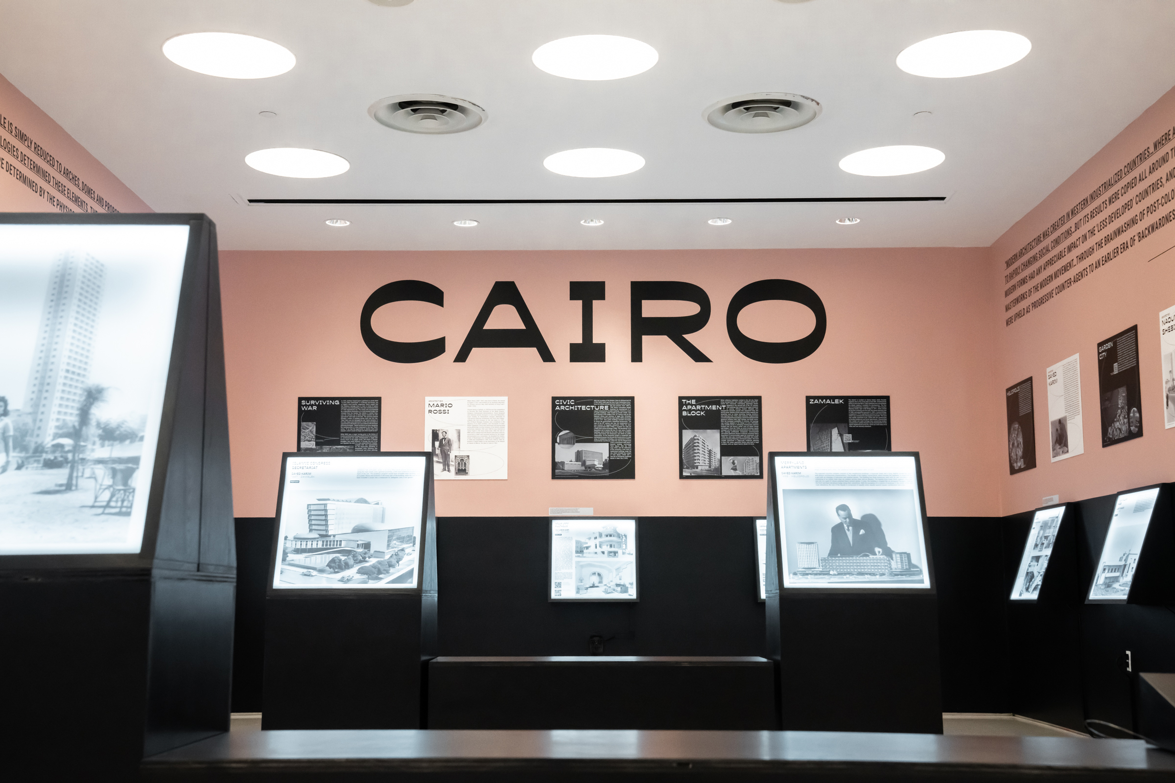 Cairo Modern installed at the Center for Architecture