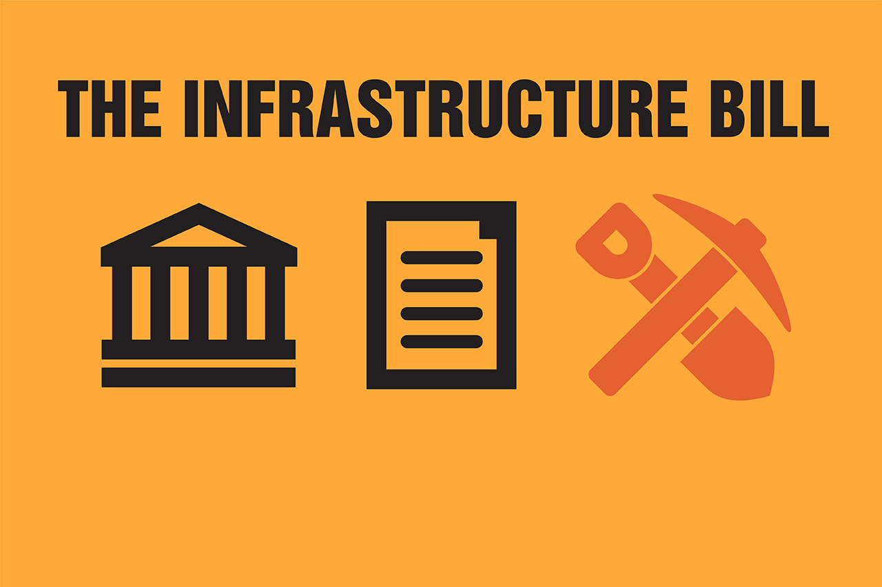 Decorative graphic for The Infrastructure Bill event 1