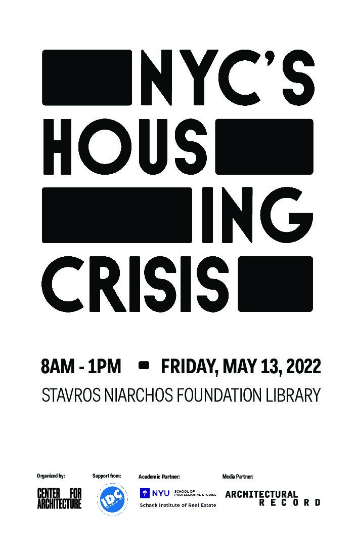 NYC's Housing Crisis Program - Calendar - AIA New York | Center For ...