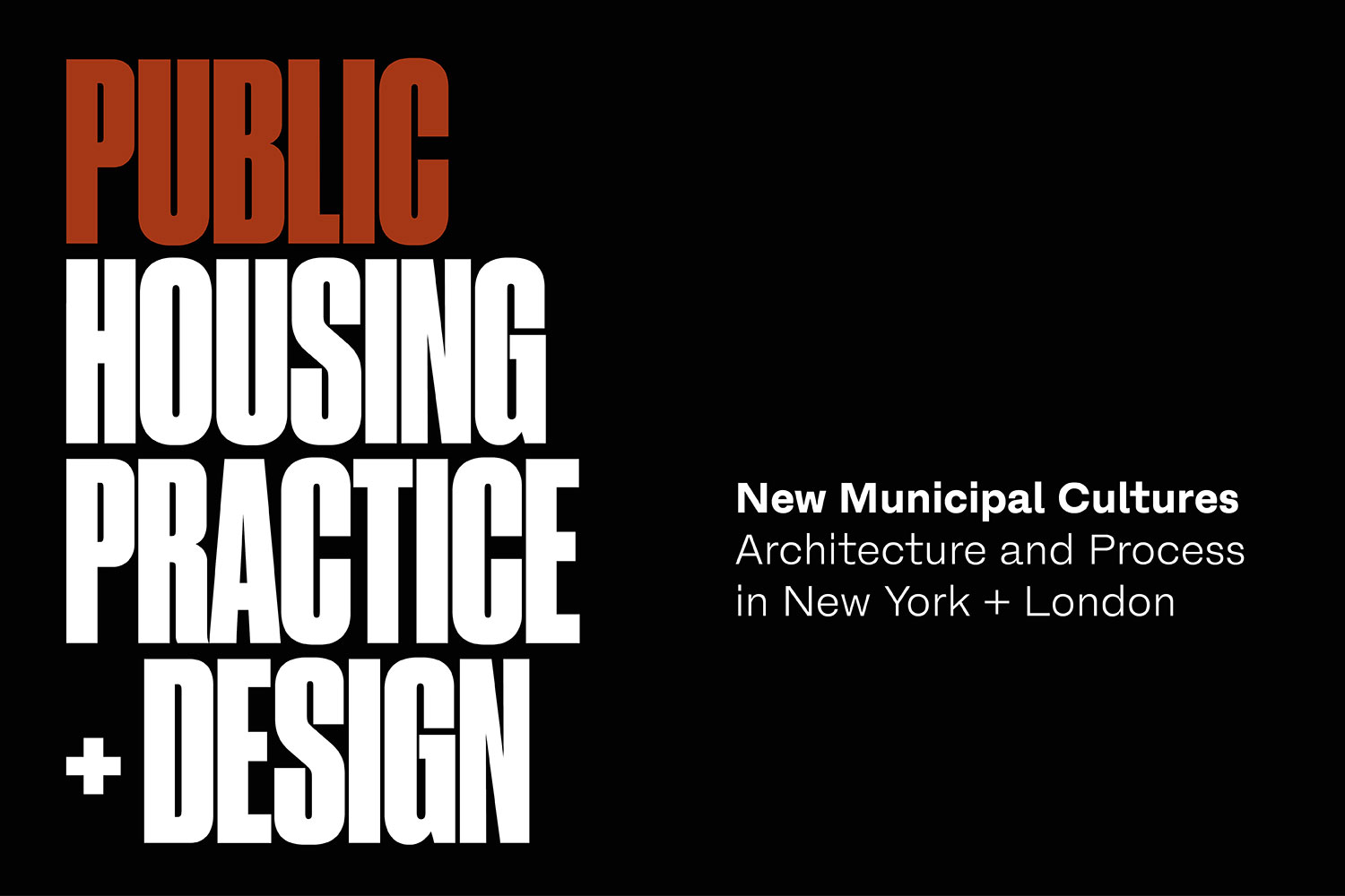 Logo for Public Housing Practice + Design program