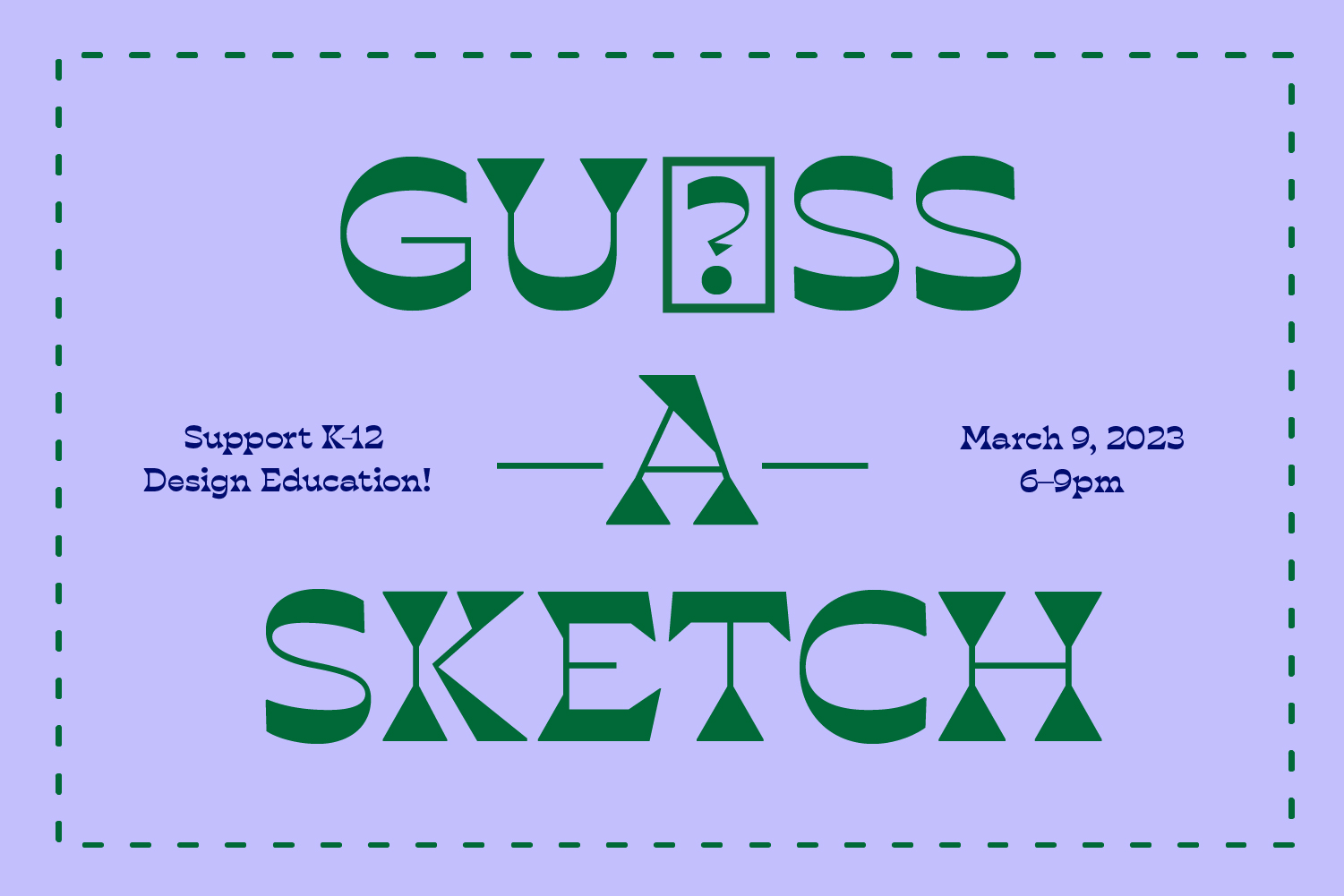 Guess-A-Sketch 2023 event graphic