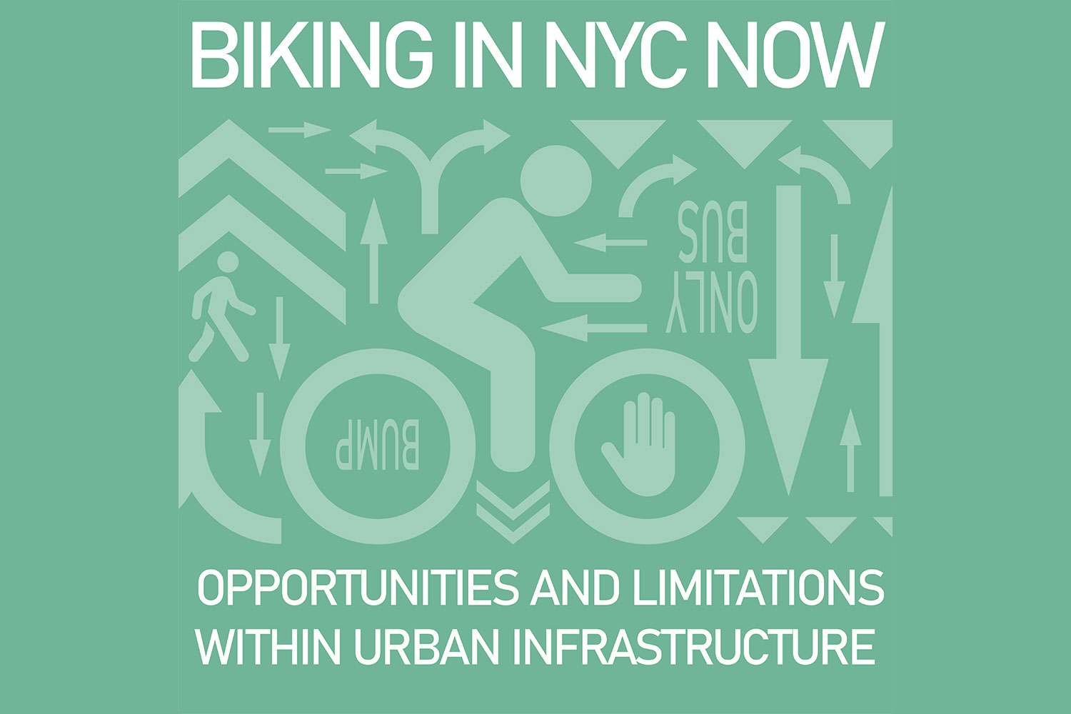 Biking in NYC Now event poster