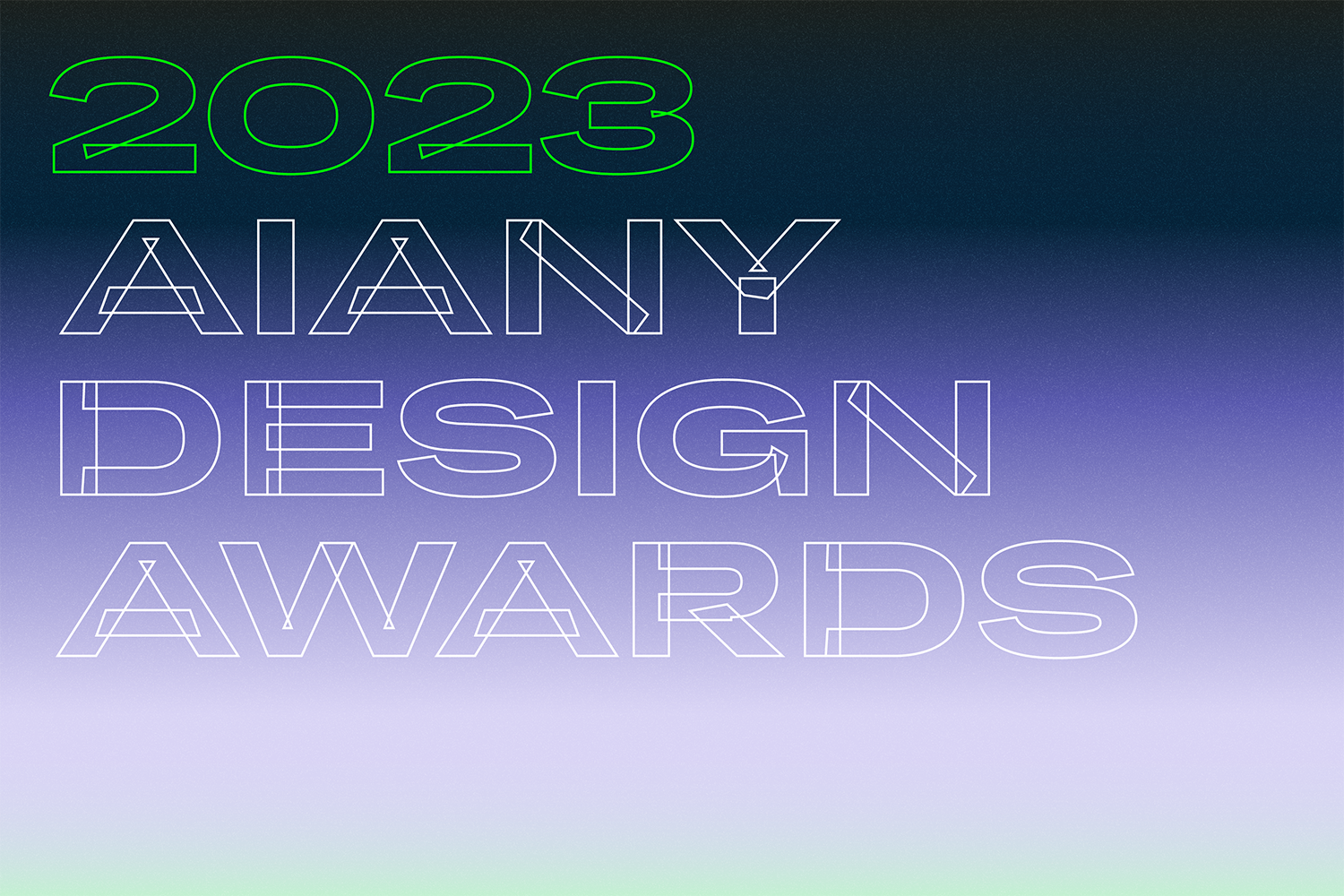 2023 AIANY Design Awards graphic