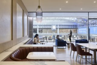 Interior of Amtrak Moynihan Station