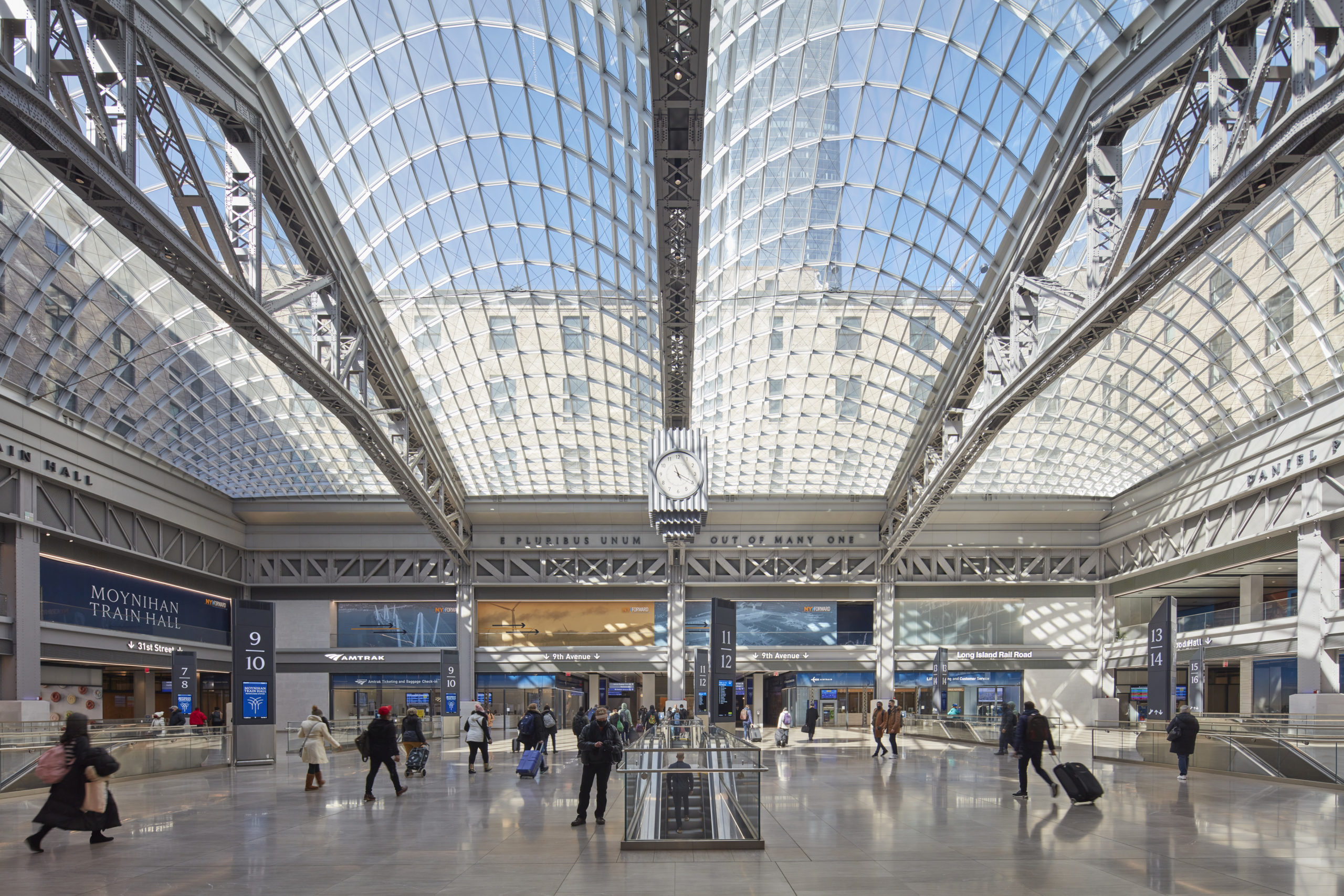 Moynihan Train Hall, Monumental Civic Project That Restores Grandeur Of  Train Travel In New York, Opens January 1 – SOM