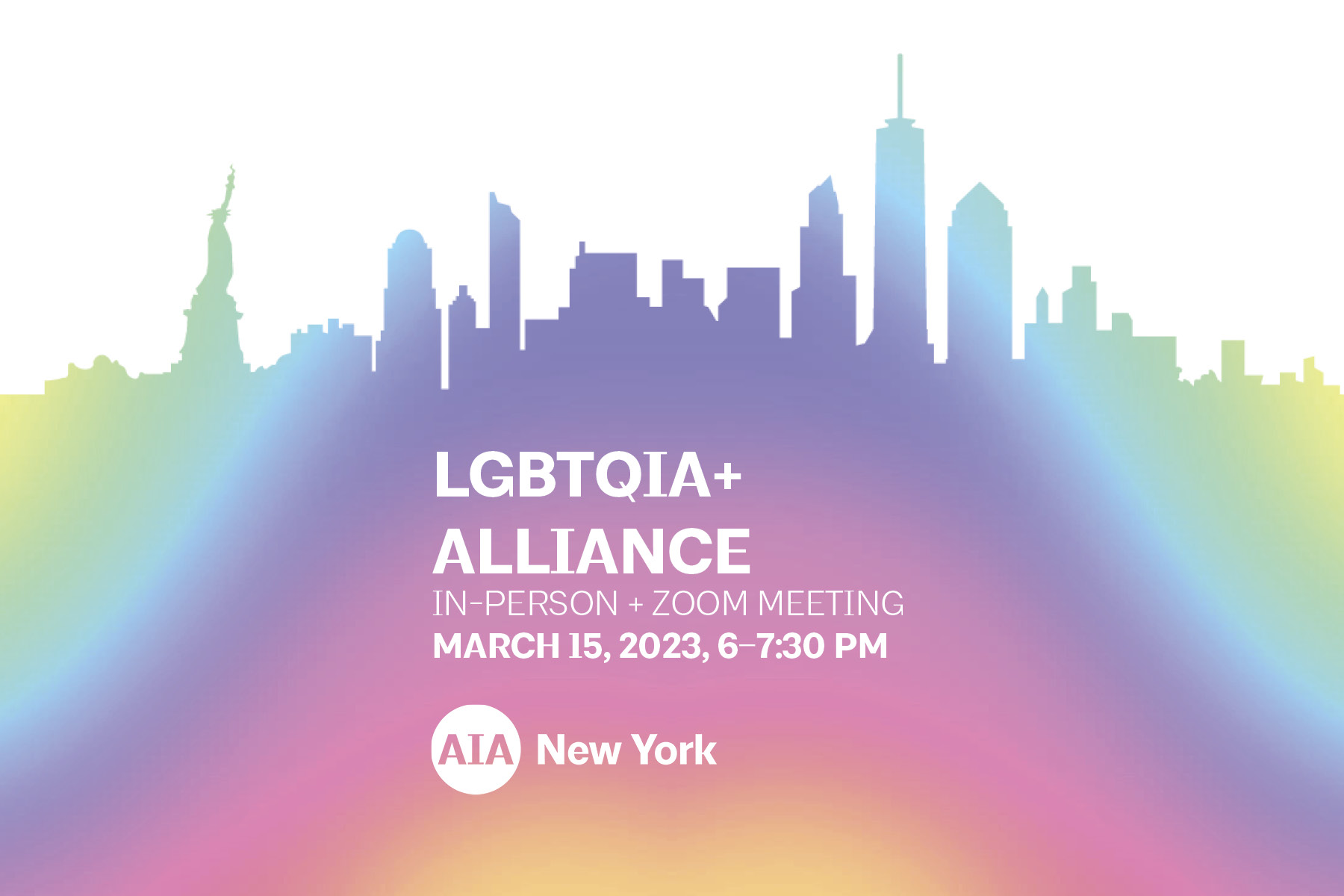 AIANY LGBTQIA+ Alliance graphic