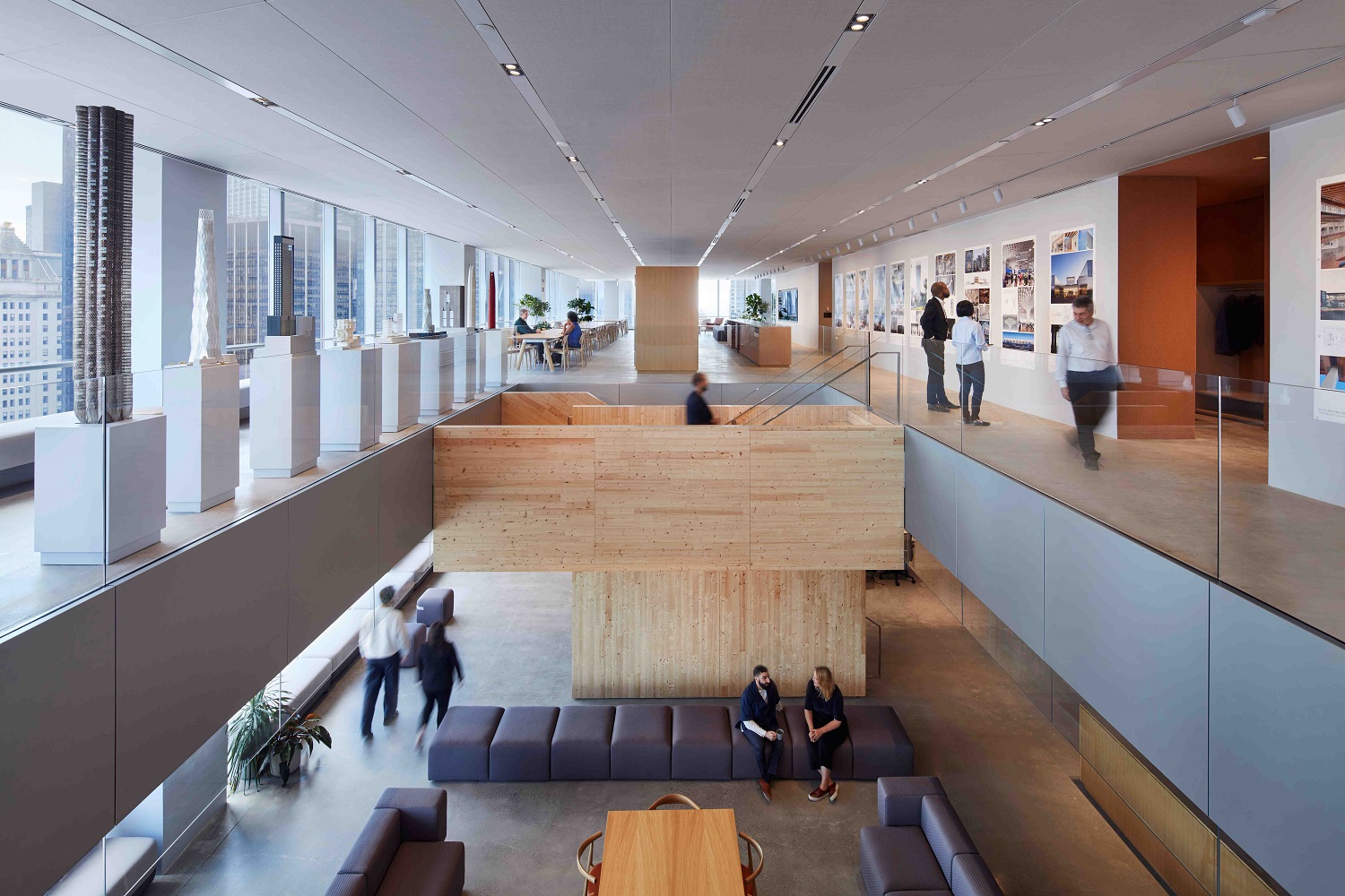 Interior of SOM's office space