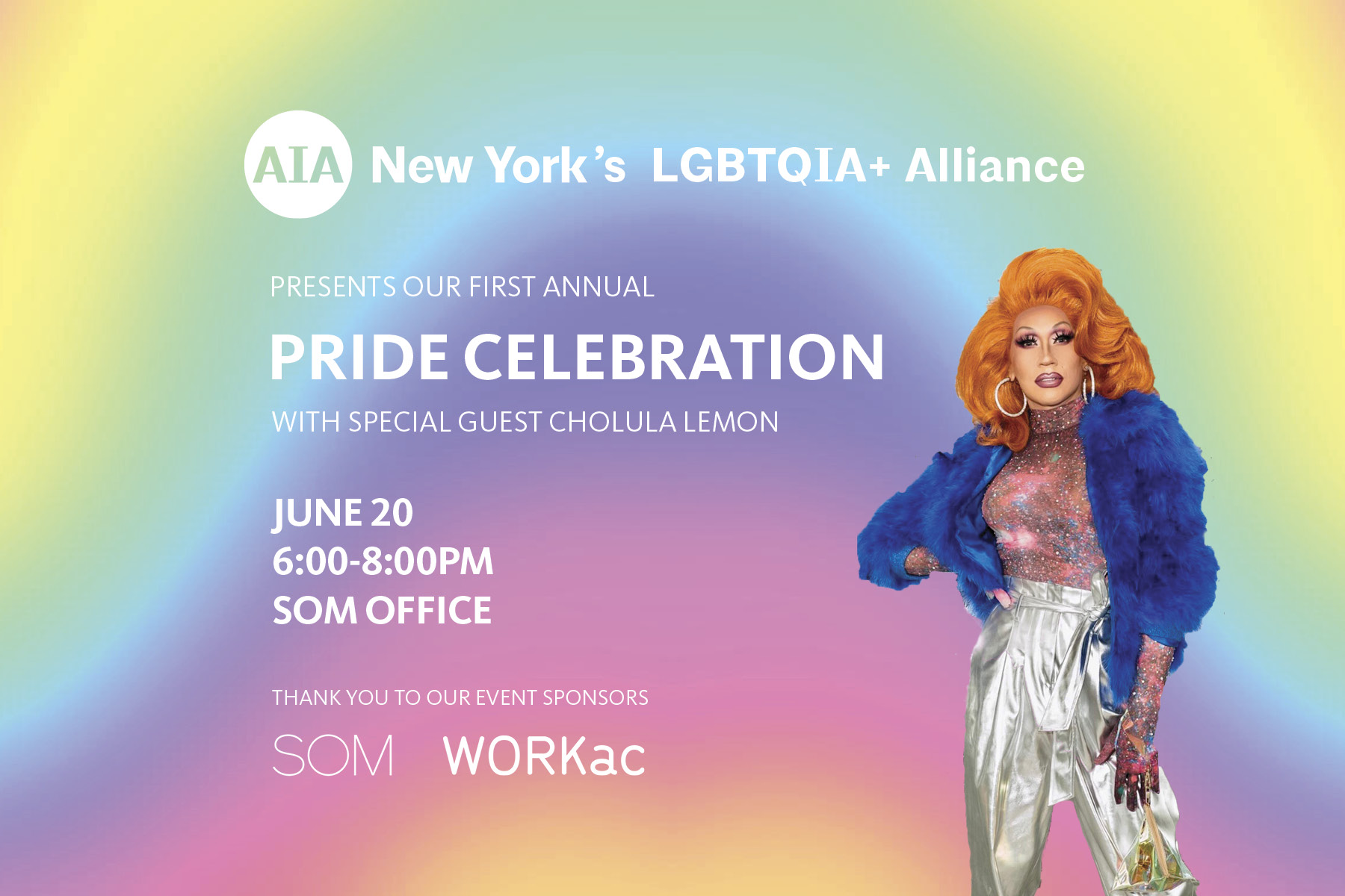 AIANY LGBTQIA + Alliance Price Celebration promotional graphic