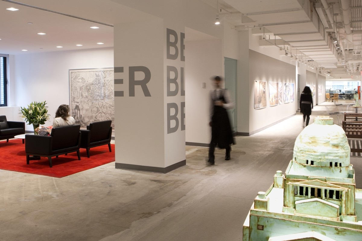 Interior photo of Beyer Blinder Belle office space