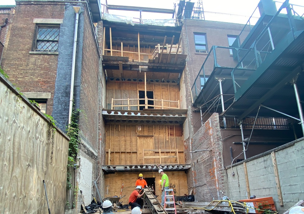 Image of a private home under construction