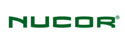 Image of Nucor logo in the color green