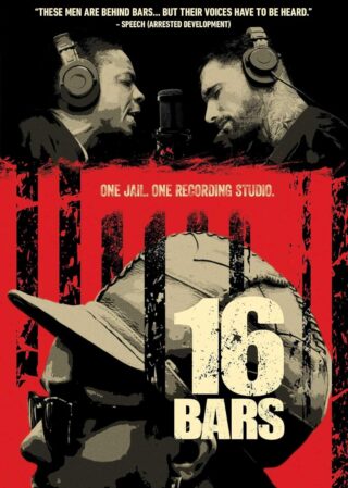 Image of two people facing each other wearing headphones.