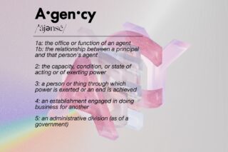 Promotional graphic for Agency symposium