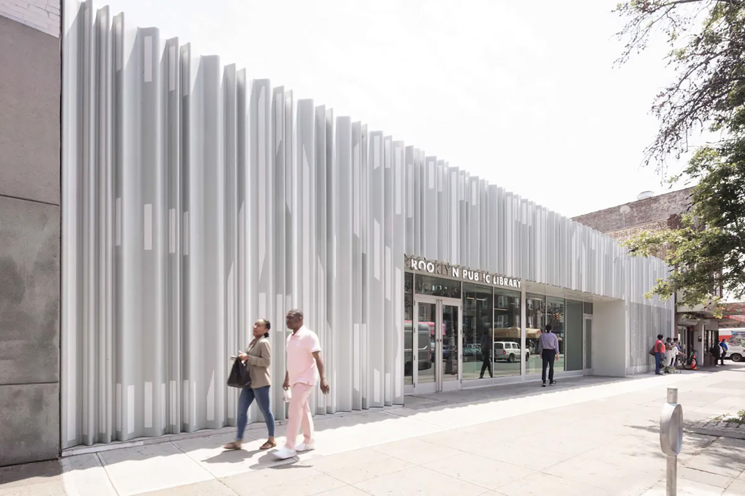 Exterior image of Brooklyn Public Library East Flatbush Branch