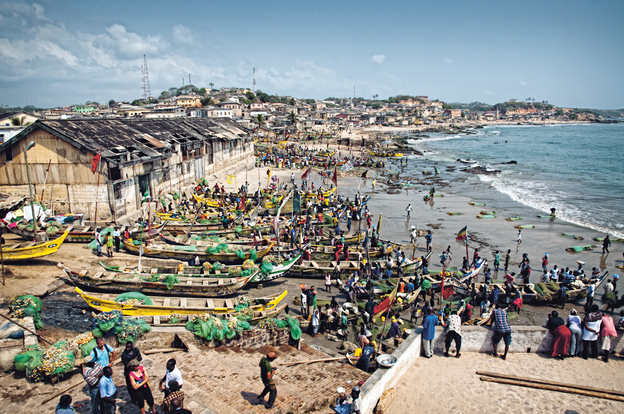 Image of Cape Coast beach, Ghana