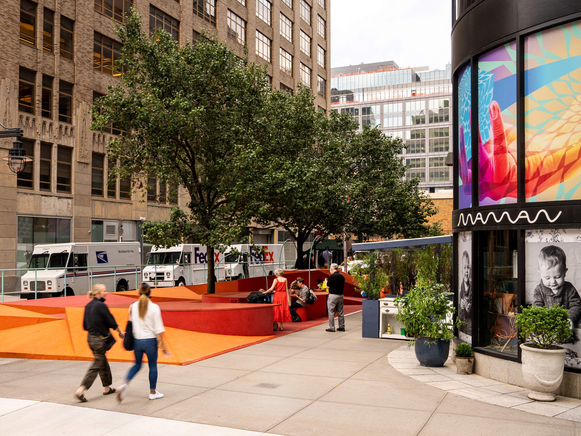 Image of a public space work from WIP Collective/Hudson Square Properties