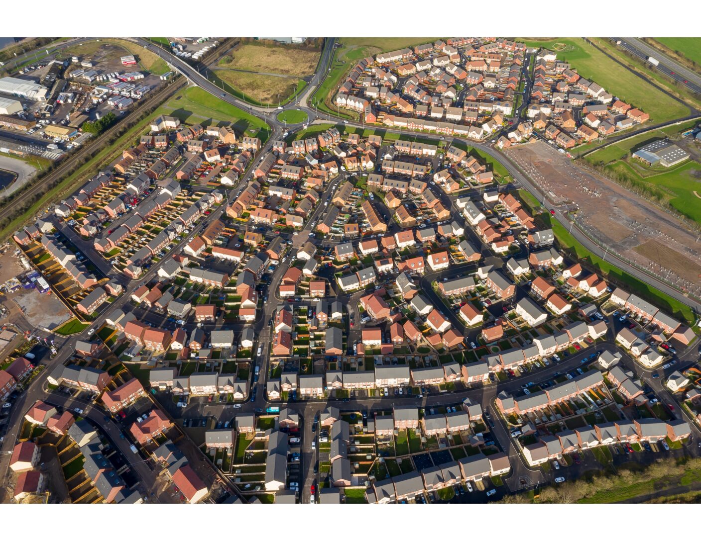 Birds eye view image of a residential neighborhoodPhoto: Wirestock on Freepik