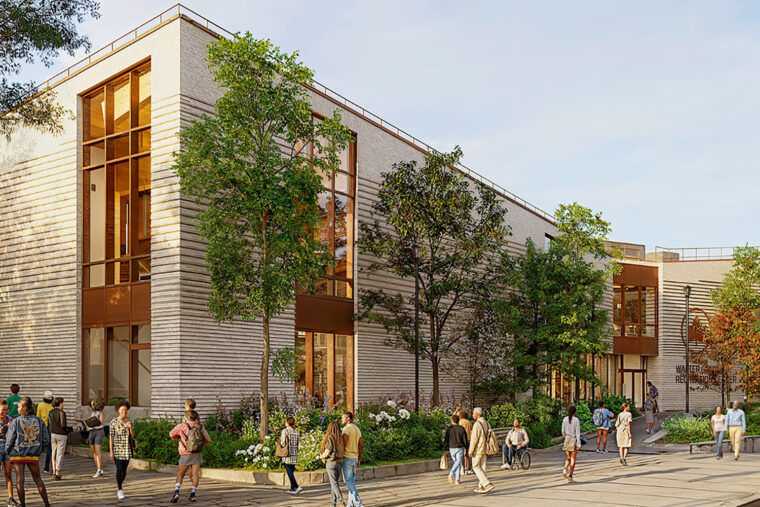 A rendering of the Walter Gladwin Recreation Center in Tremont, Bronx