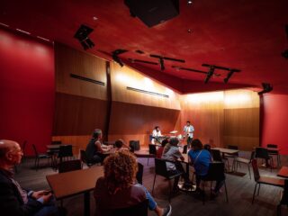 Interior of Louis Armstrong Center