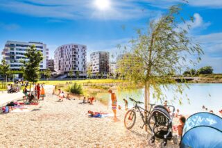 Image of an outdoor public space in Vienna