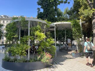 Image of an outdoor public space in Vienna