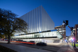 Image of The Lindemann Performing Arts Center at Brown University.
