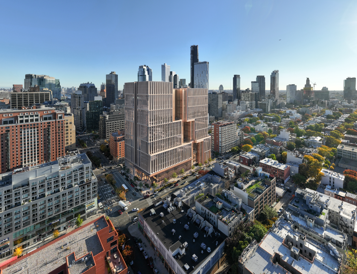 Courtesy of Tutor Perini Corporation with HOK