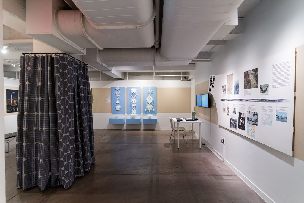 Making Energy Visible installed at the Center for Architecture