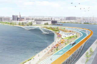 A rendering of Sunset Park, Brooklyn