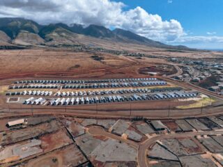 Image of the Housing Site on Edge of Lahaina Burn Zone
