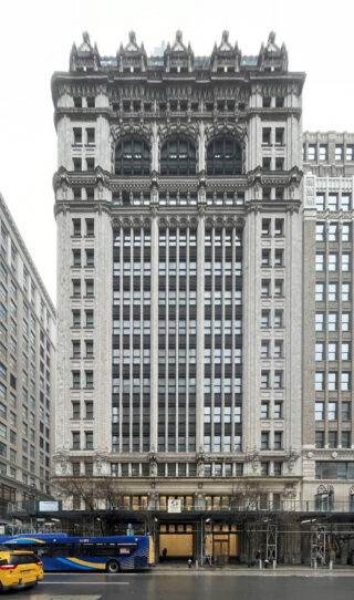 Exterior image of 95 Madison elevated rendering