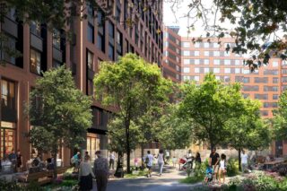 Courtyard Rendering of LA CENTRAL