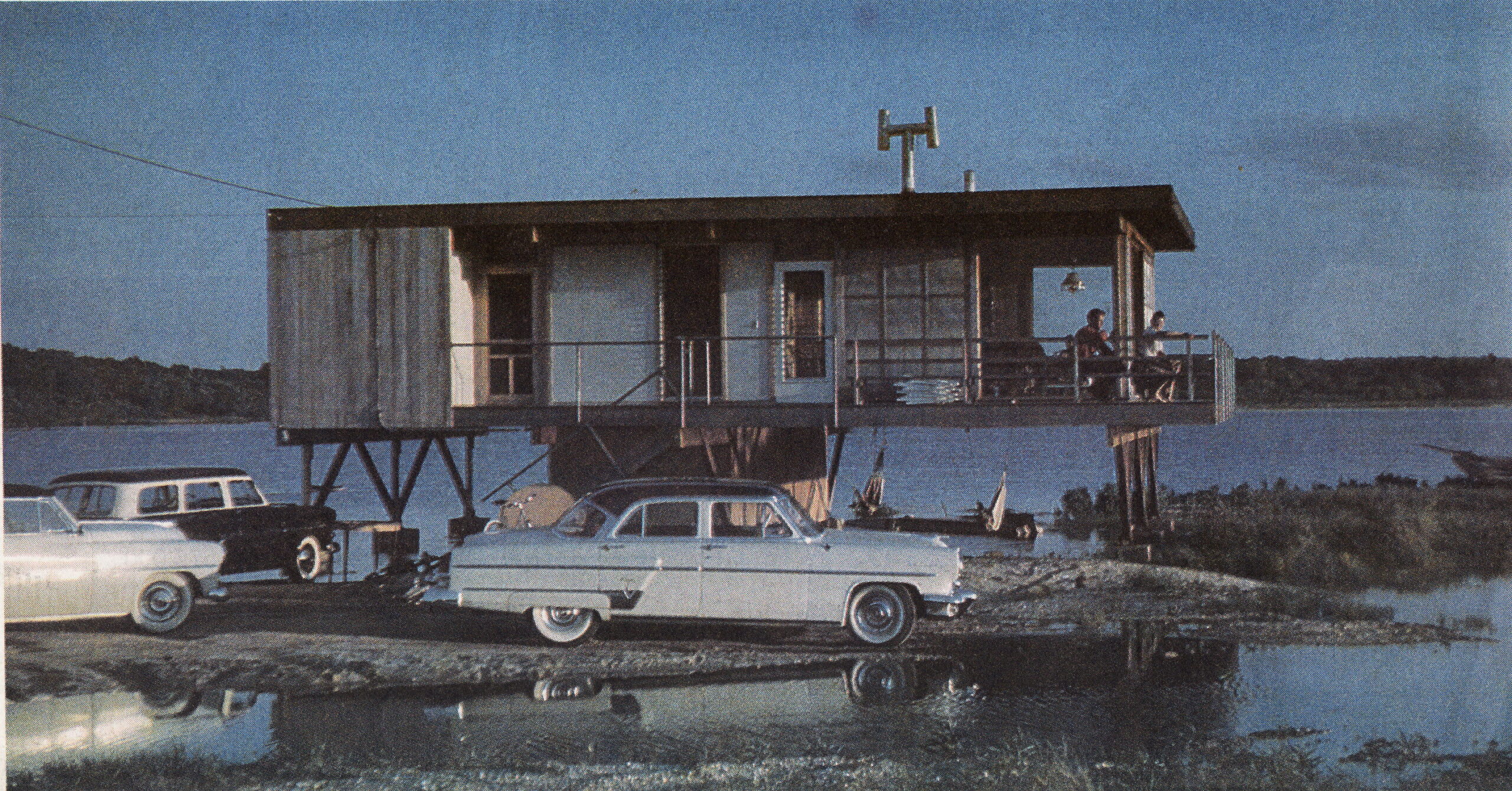 Exterior of Lewis House, 1954