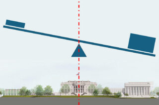 South Elevation of the White House drawing as part of the “East Wing Modernization prepared by Shalom Baranes Architects, submitted to the Commission of Fine Arts.