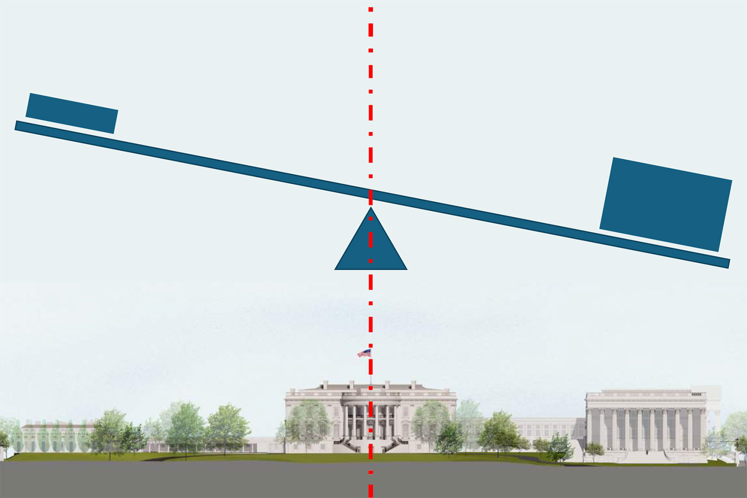 South Elevation of the White House drawing as part of the “East Wing Modernization prepared by Shalom Baranes Architects, submitted to the Commission of Fine Arts.